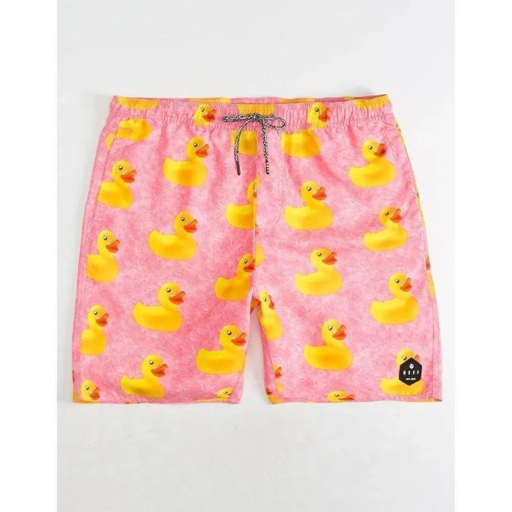 NEFF Ducky Mens Hot Tub Volley Shorts
